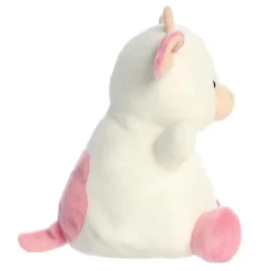 Party-Sized Palm Pals 13 Inch Plush Belle Strawberry Cow by Aurora