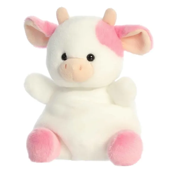 Party-Sized Palm Pals 8 Inch Plush Belle Strawberry Cow by Aurora