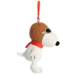 Peanuts Clip-On Plush Flying Ace Snoopy Bag Charm by Aurora
