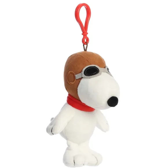 Peanuts Clip-On Plush Flying Ace Snoopy Bag Charm by Aurora