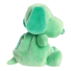 Peanuts Color Collection Plush Green Snoopy Palm Pals by Aurora