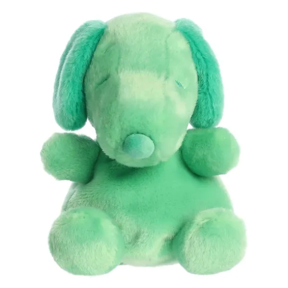 Peanuts Color Collection Plush Green Snoopy Palm Pals by Aurora