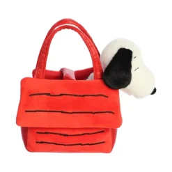 Peanuts Fancy Pals Plush Snoopy with Snoopy's House Bag by Aurora