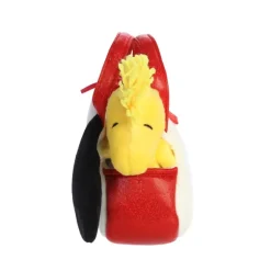 Peanuts Fancy Pals Plush Woodstock with Snoopy Bag by Aurora