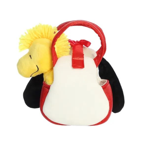 Peanuts Fancy Pals Plush Woodstock with Snoopy Bag by Aurora