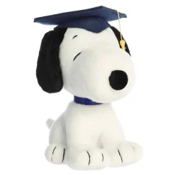Peanuts Graduation Snoopy Stuffed Animal with Cap by Aurora