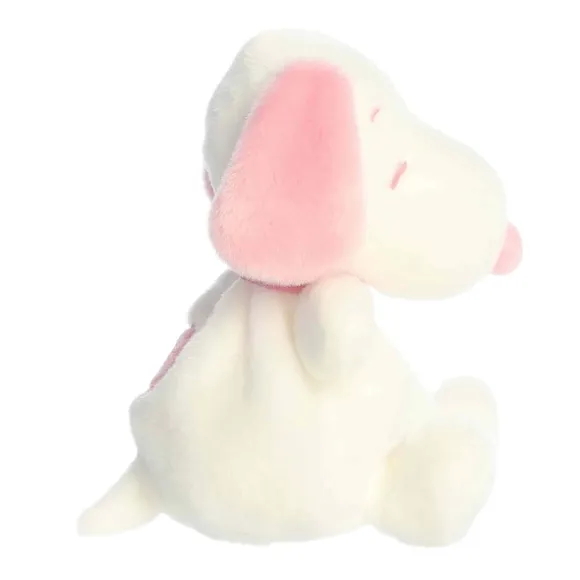 Peanuts Pink and White Plush Snoopy Palm Pals by Aurora
