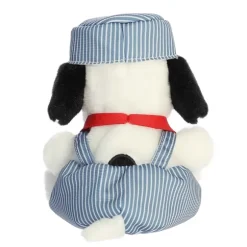 Peanuts Plush Snoopy Train Engineer Palm Pals by Aurora