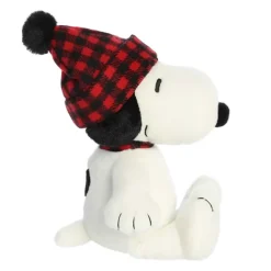 Peanuts Plush Snoopy with Plaid Hat by Aurora