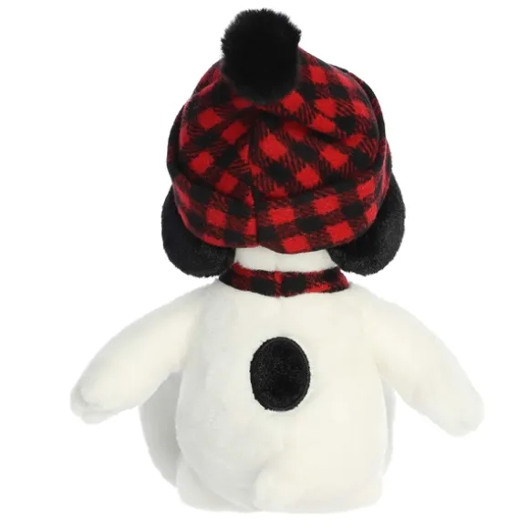 Peanuts Plush Snoopy with Plaid Hat by Aurora
