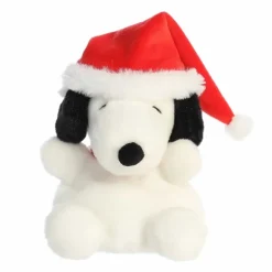 Peanuts Plush Snoopy with Santa Hat Palm Pals by Aurora