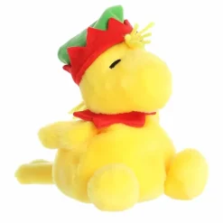 Peanuts Plush Woodstock with Elf Hat Palm Pals by Aurora