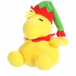 Peanuts Plush Woodstock with Elf Hat Palm Pals by Aurora