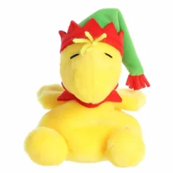 Peanuts Plush Woodstock with Elf Hat Palm Pals by Aurora