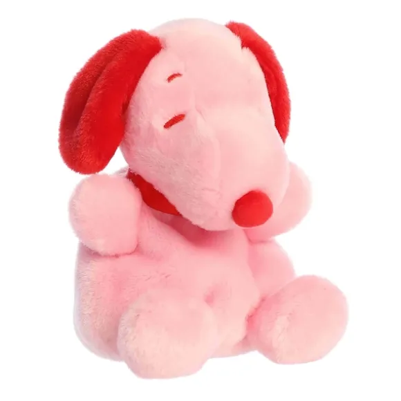 Peanuts Red and Pink Plush Snoopy Palm Pals by Aurora