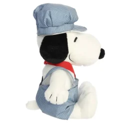 Peanuts Train Engineer Snoopy Stuffed Animal by Aurora