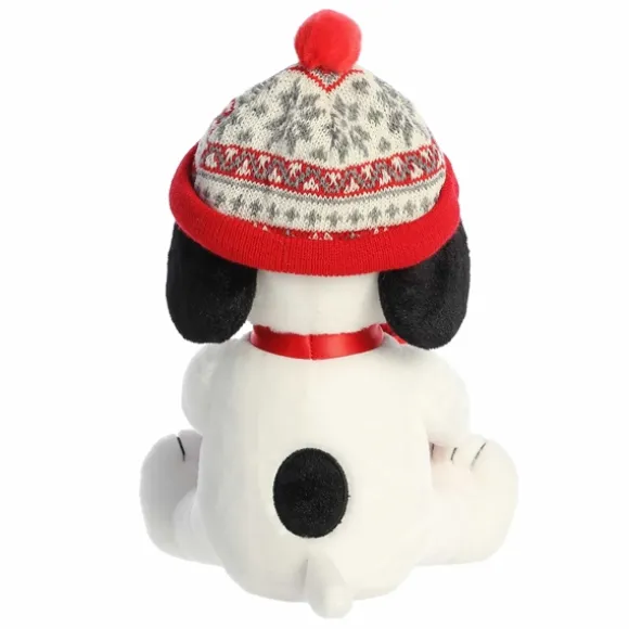 Peanuts Winter Hat Snoopy with Mug Stuffed Animal by Aurora