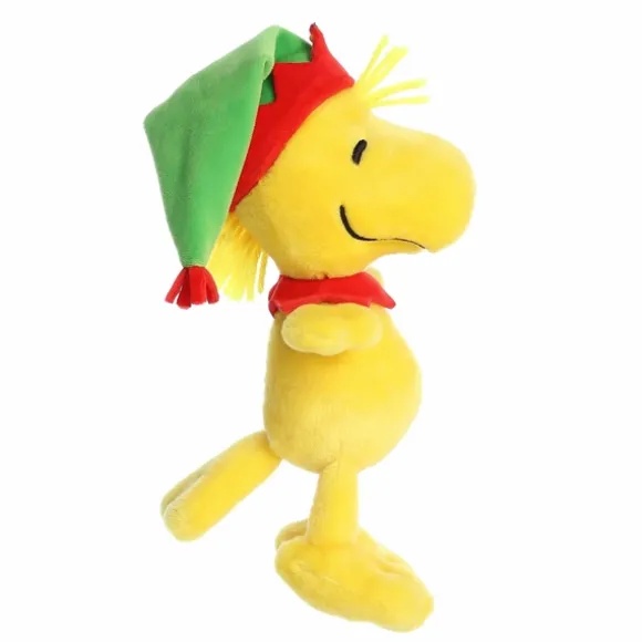 Peanuts Woodstock with Elf Hat Stuffed Animal by Aurora