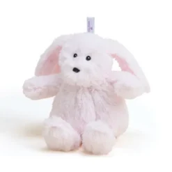Pink Bunny Bag Charm Stuffed Animal by Warmies