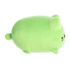 Pistachio the Green Stuffed Cat Meowchi Plush by Aurora