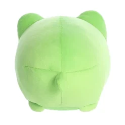 Pistachio the Green Stuffed Cat Meowchi Plush by Aurora