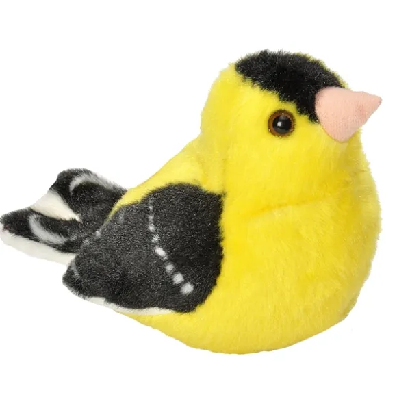 Plush American Goldfinch Audubon Bird with Sound by Wild Republic