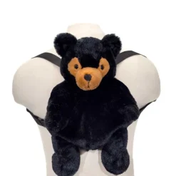 Plush Black Bear Backpack by Fiesta