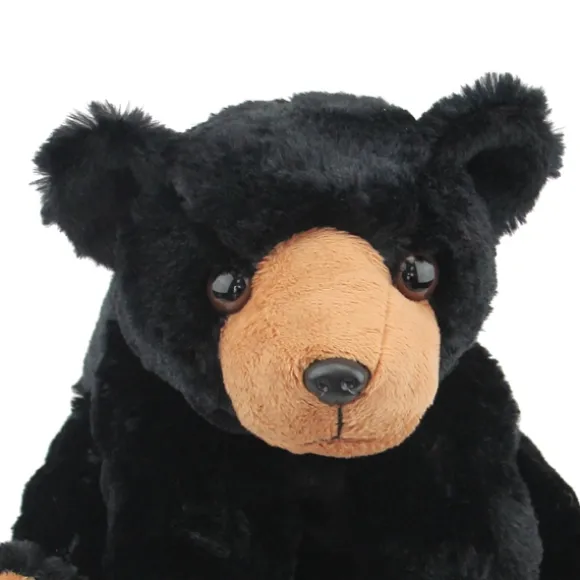 Plush Black Bear 12 Inch Stuffed Bear Cuddlekin By Wild Republic