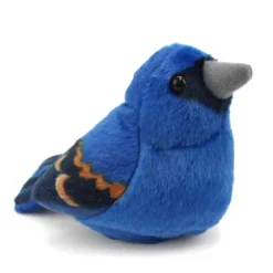 Plush Blue Grosbeak Audubon Bird with Sound by Wild Republic