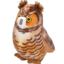 Plush Great Horned Owl Audubon Bird with Sound by Wild Republic