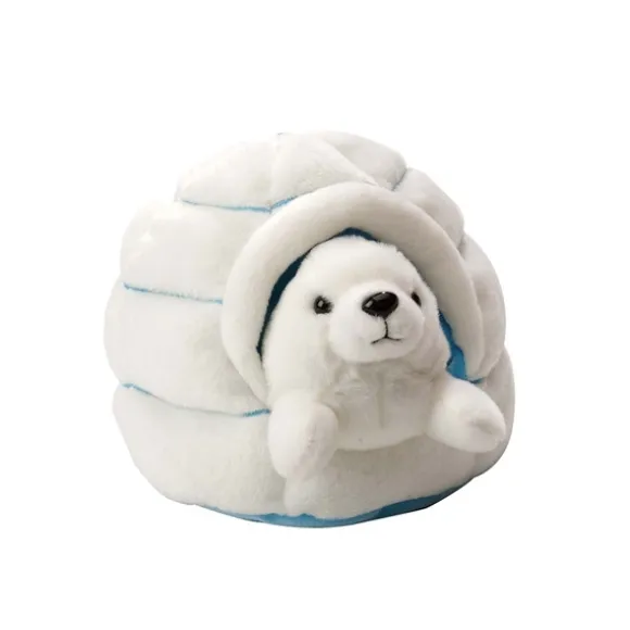 Plush Harp Seal And Igloo by Wild Republic