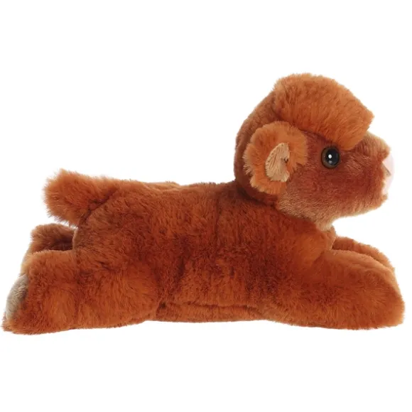 Plush Highland Cow Calf Mini Flopsie by Aurora