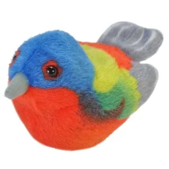Plush Painted Bunting Audubon Bird with Sound by Wild Republic