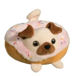 Plush Pug Donut Macaroon by Douglas