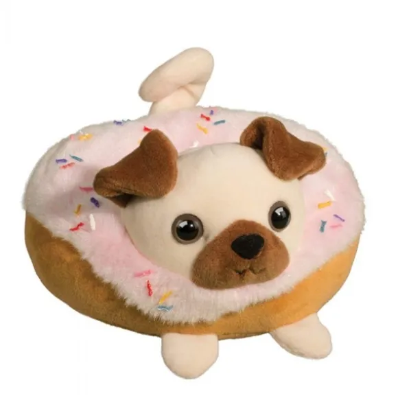Plush Pug Donut Macaroon by Douglas