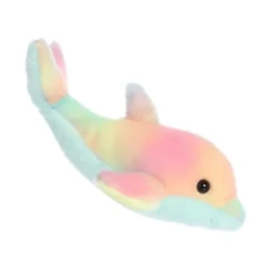 Plush Rainbow Dolphin Mini Flopsie by Aurora