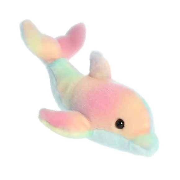 Plush Rainbow Dolphin Mini Flopsie by Aurora