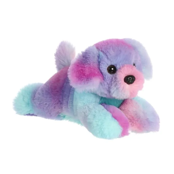Plush Rainbow Puppy Mini Flopsie by Aurora