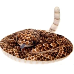 Plush Rattlesnake 73 Inch Stuffed Snake by Fiesta
