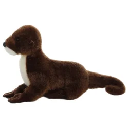 Plush Sliddy the Stuffed River Otter Mini Flopsie by Aurora
