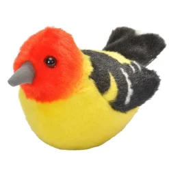 Plush Western Tanager Audubon Bird with Sound by Wild Republic