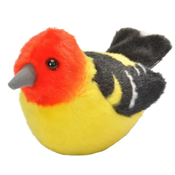 Plush Western Tanager Audubon Bird with Sound by Wild Republic