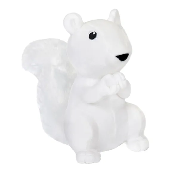 Pocket Huggables Squishy Plush White Squirrel by Fiesta