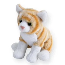 Pocketkins Eco-Friendly Small Plush OrangeTabby Cat by Wild Republic