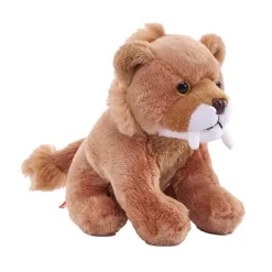 Pocketkins Eco-Friendly Small Plush Smilodon by Wild Republic