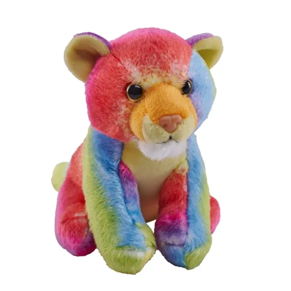 Pocketkins Eco-Friendly Small Plush Rainbow Tiger by Wild Republic