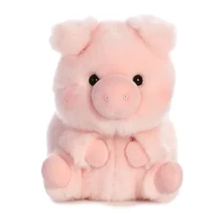 Prankster the Pig Stuffed Animal Rolly Pet by Aurora