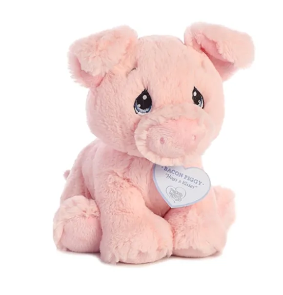 Precious Moments Bacon Piggy Stuffed Animal by Aurora