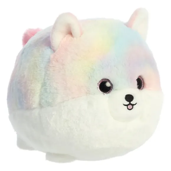 Rainbow Stuffed Pom Teddy Pets Plush by Aurora