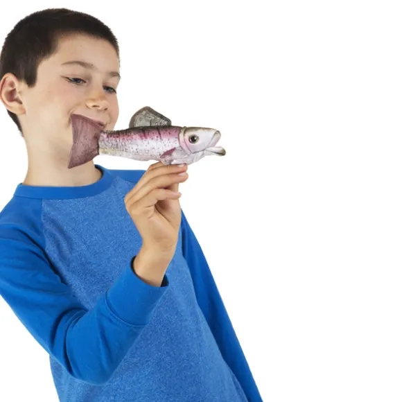Rainbow Trout Finger Puppet by Folkmanis Puppets